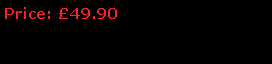Text Box: Price: 49.90