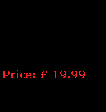 Text Box: Price:  19.99