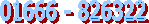 01666 - 826322