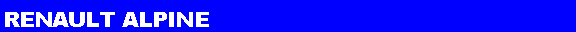 Text Box: RENAULT ALPINE